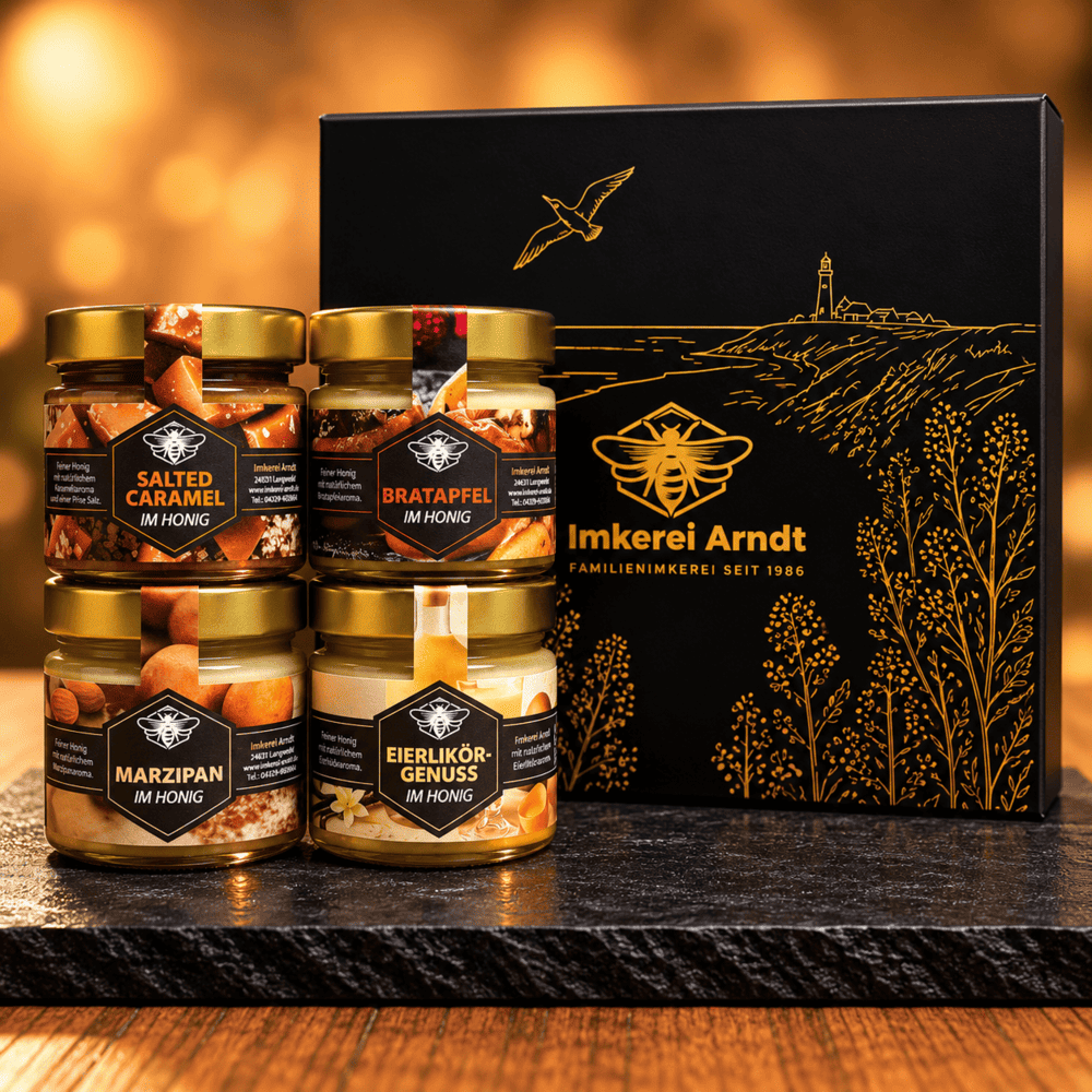 Magnet-Geschenkbox: 4x Honigkreationen