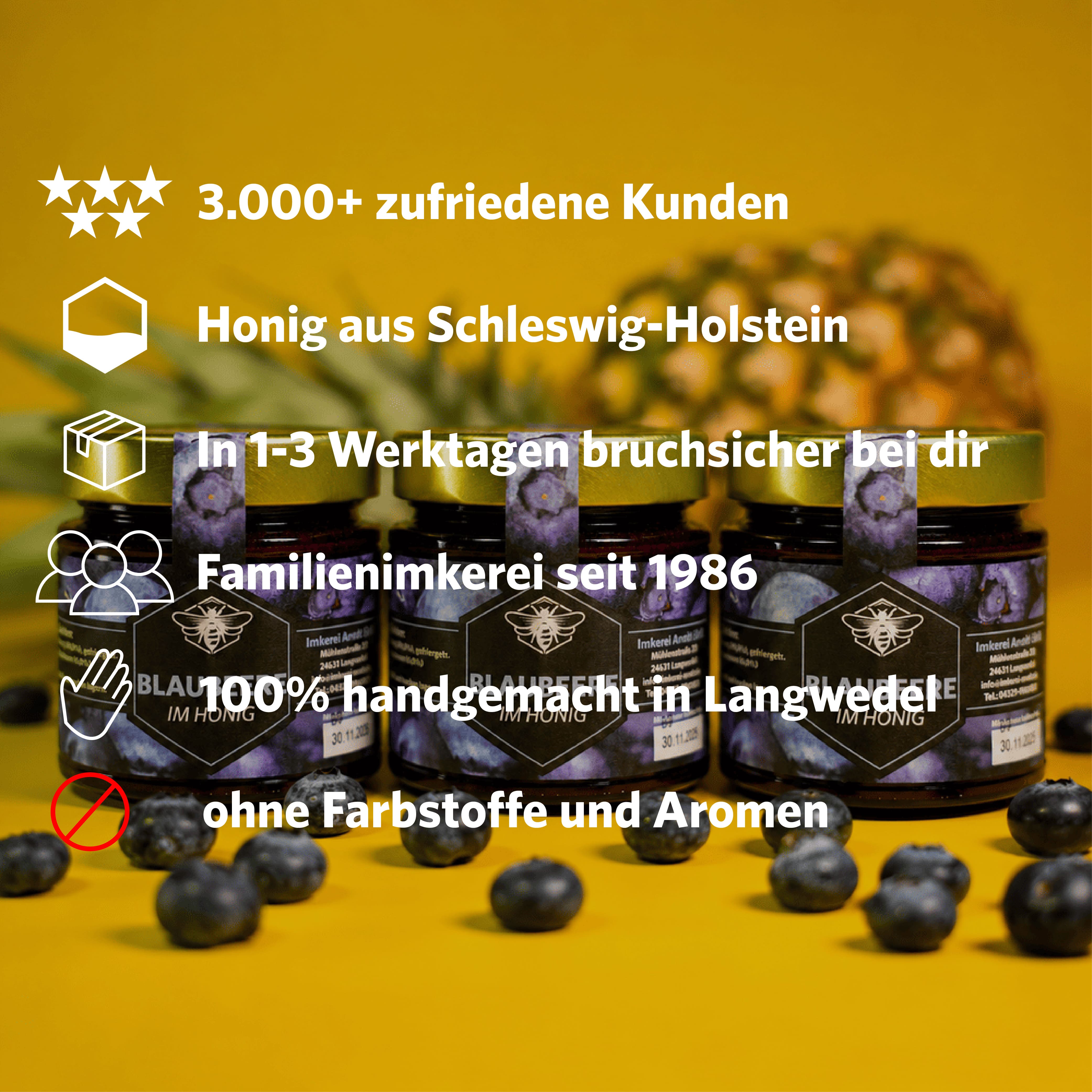 BLAUBEERE IM HONIG 250G