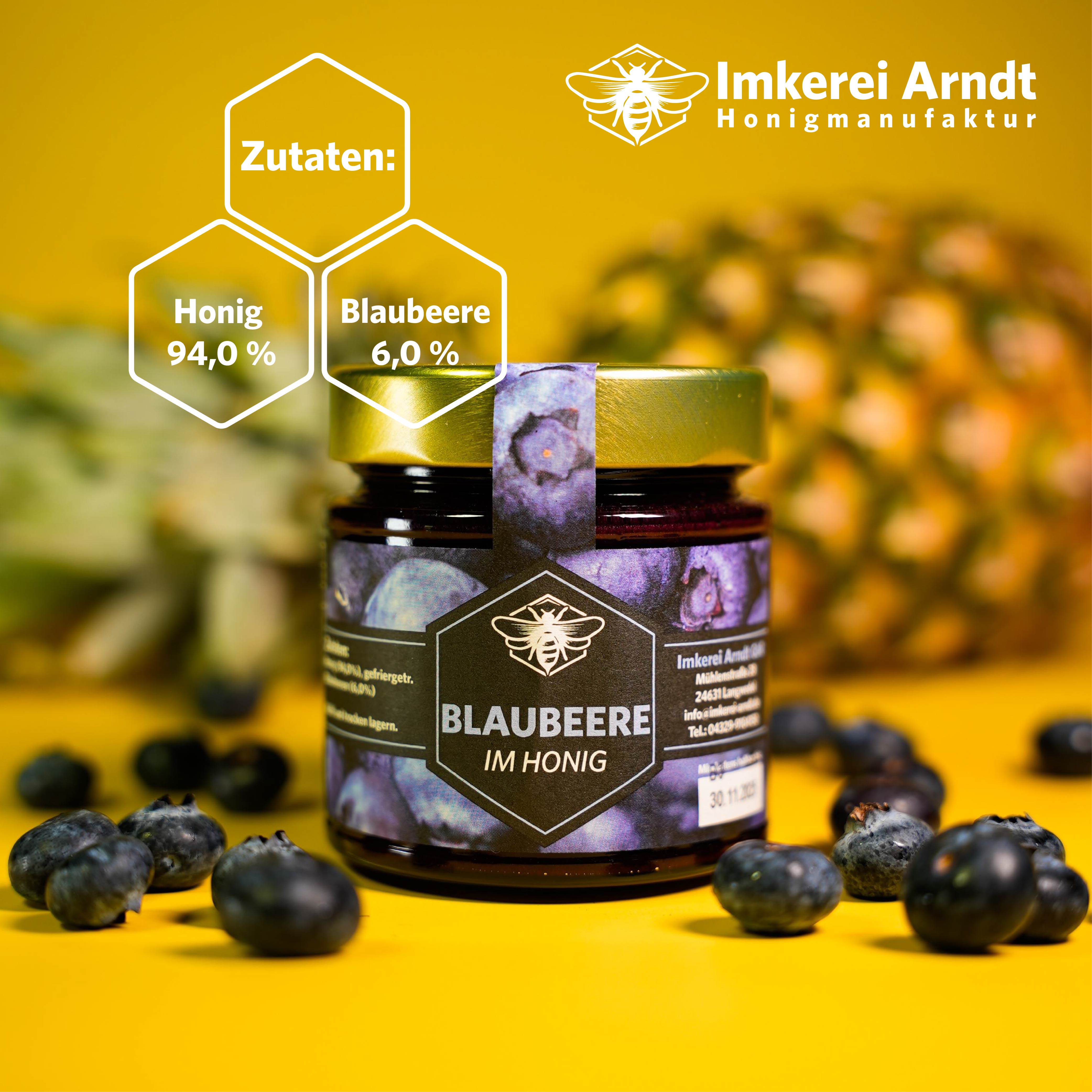 BLAUBEERE IM HONIG 250G