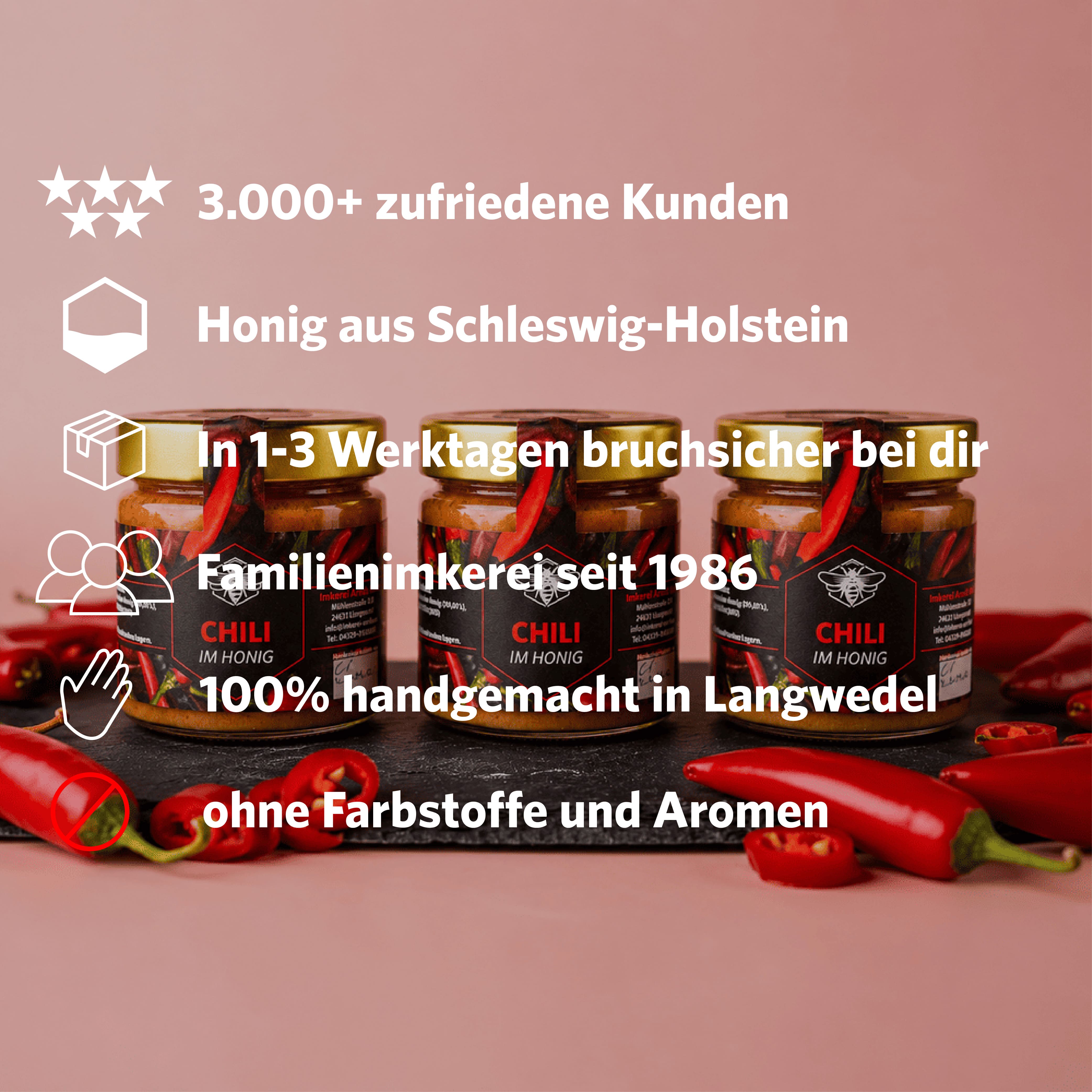 CHILI IM HONIG 250G