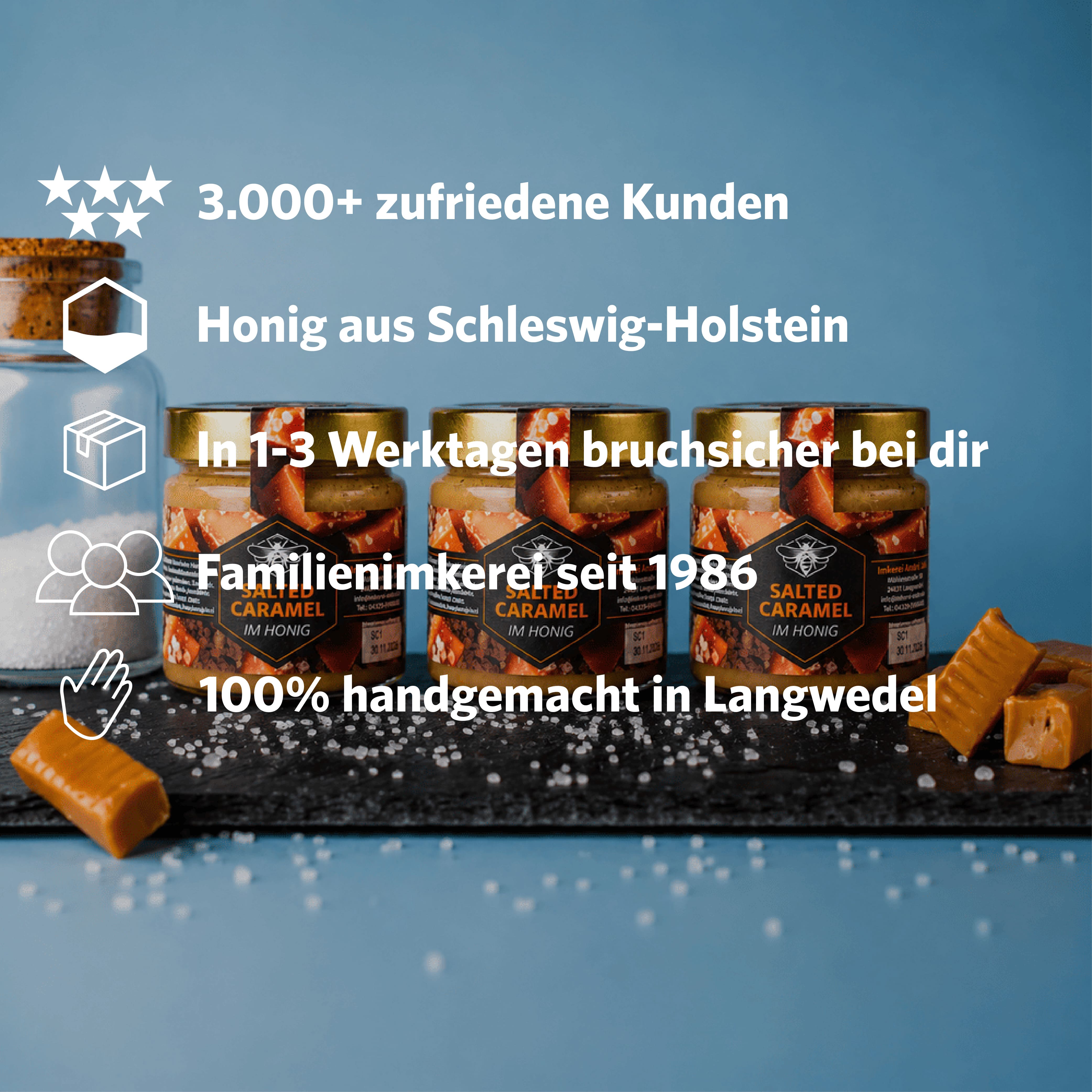 SALTED CARAMEL IM HONIG 250G
