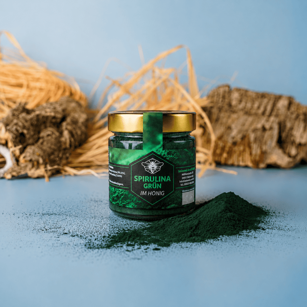 SPIRULINA GRÜN IM HONIG 250G