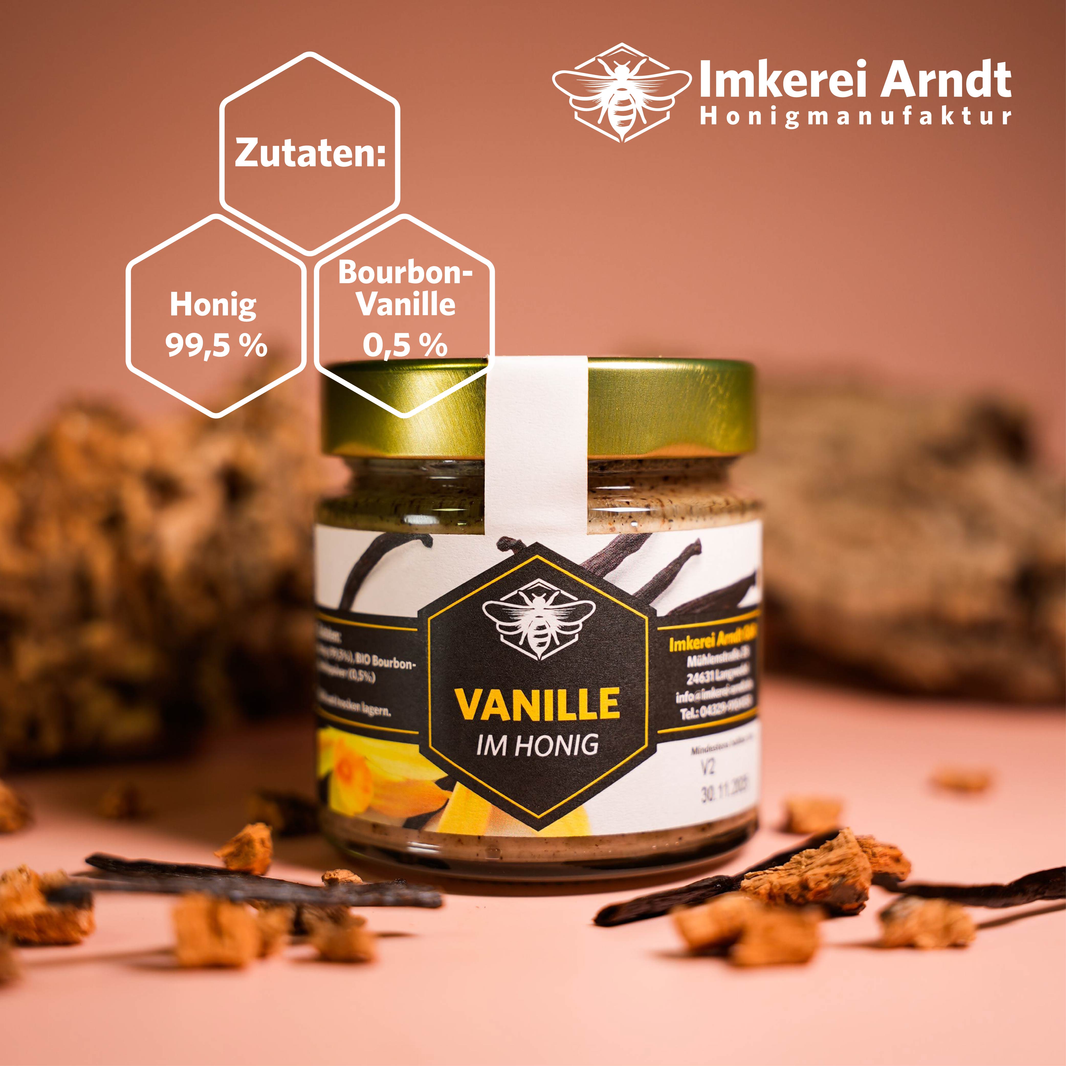 VANILLE IM HONIG 250G