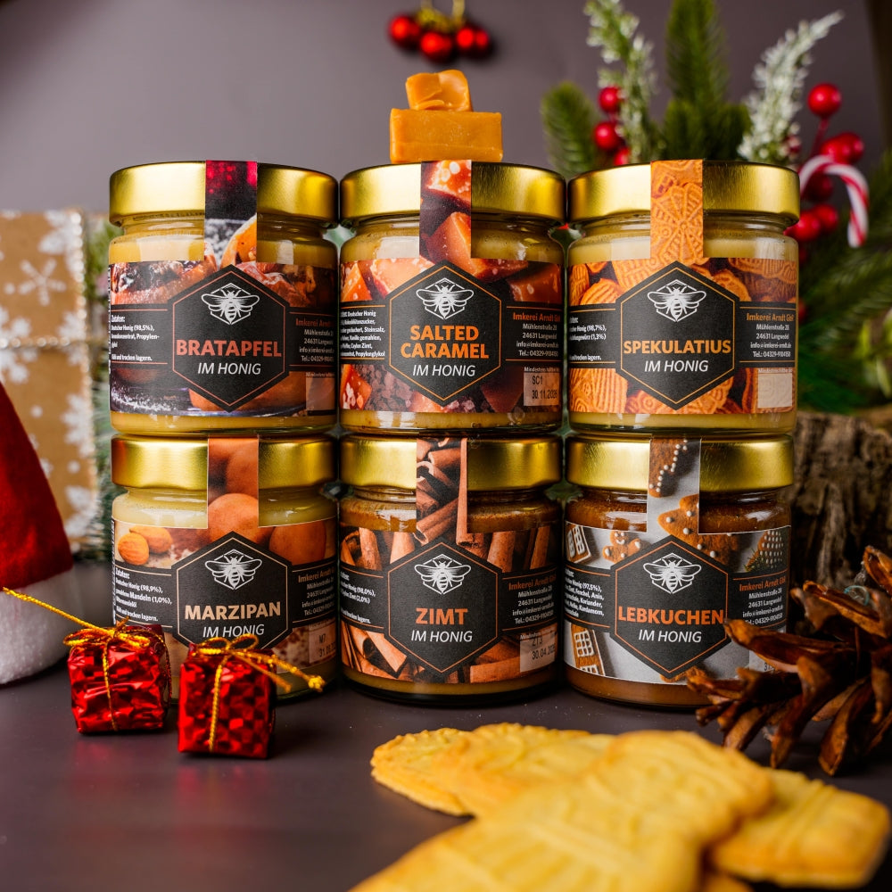 6er HONIG-SET - WINTERLICHE PERFEKTION