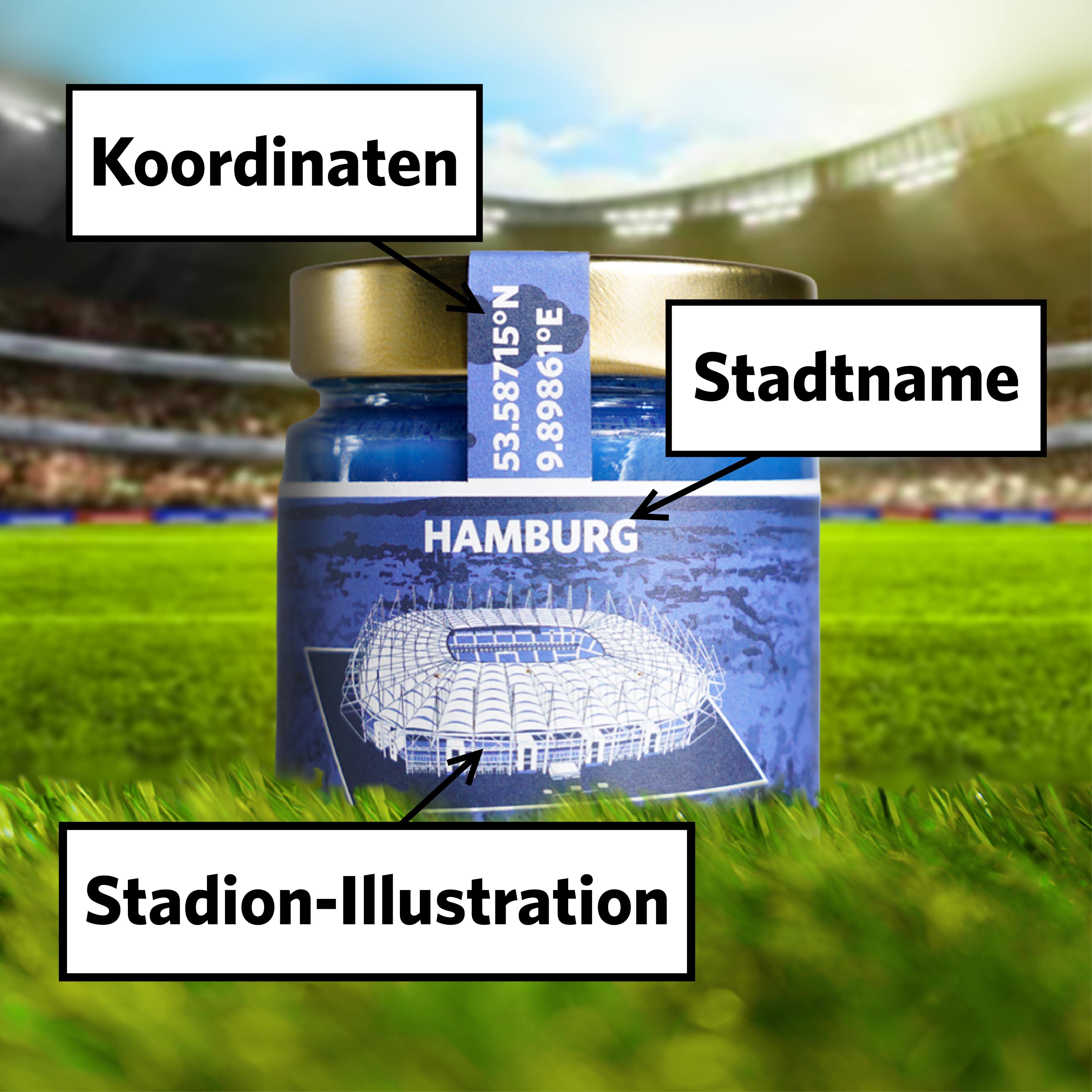 Wunsch-Fußball-Honig 6x250g