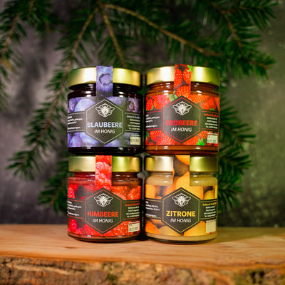 4er HONIG-SET - FRUCHTIGE VIELFALT