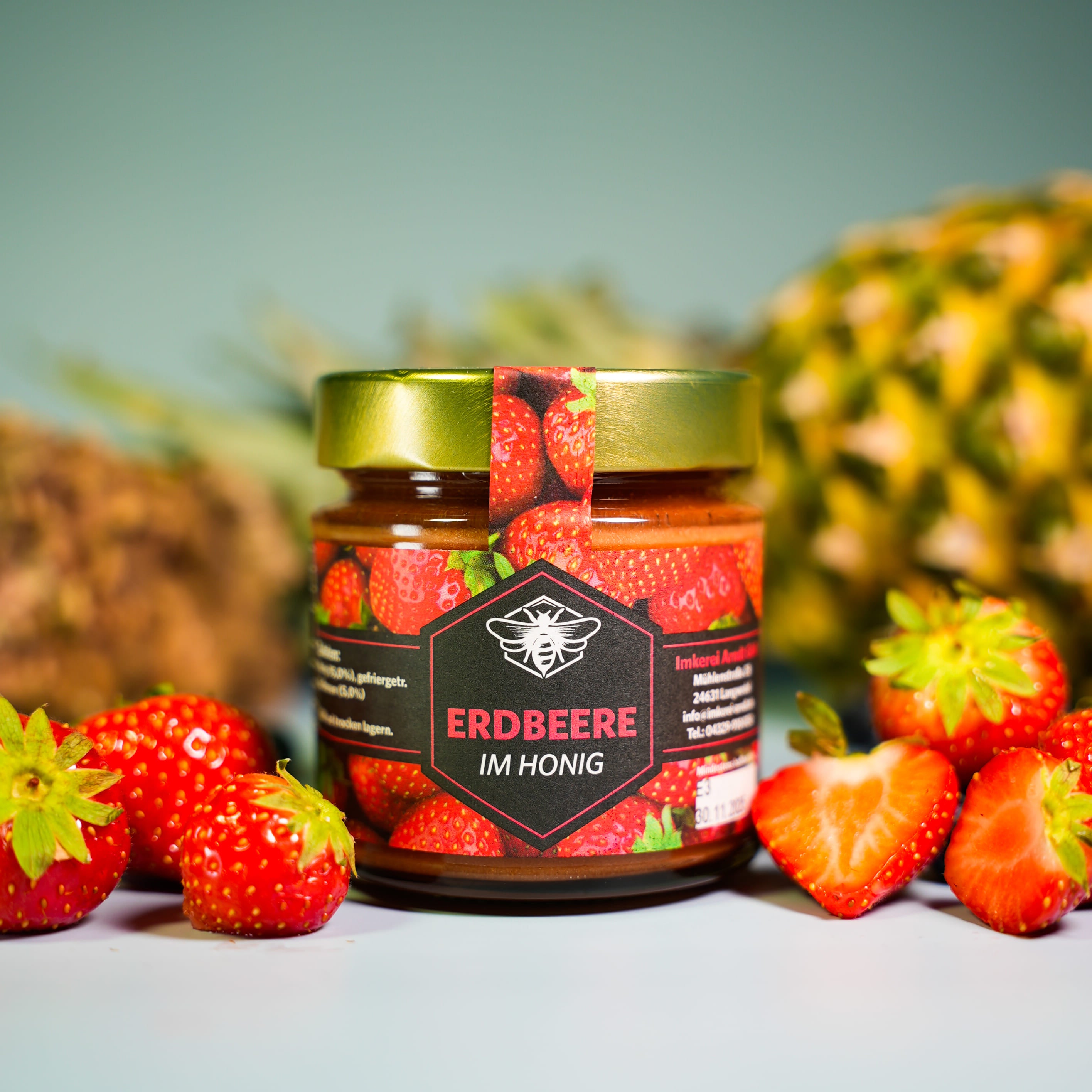 ERDBEERE IM HONIG 250G