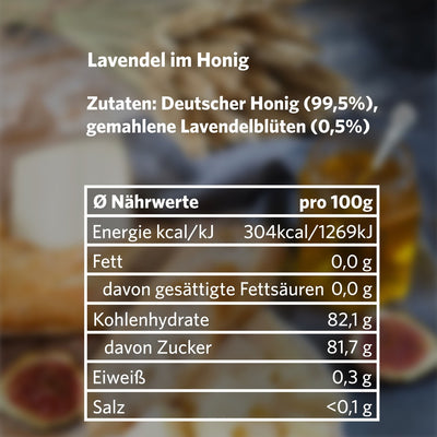 LAVENDEL IM HONIG 250G