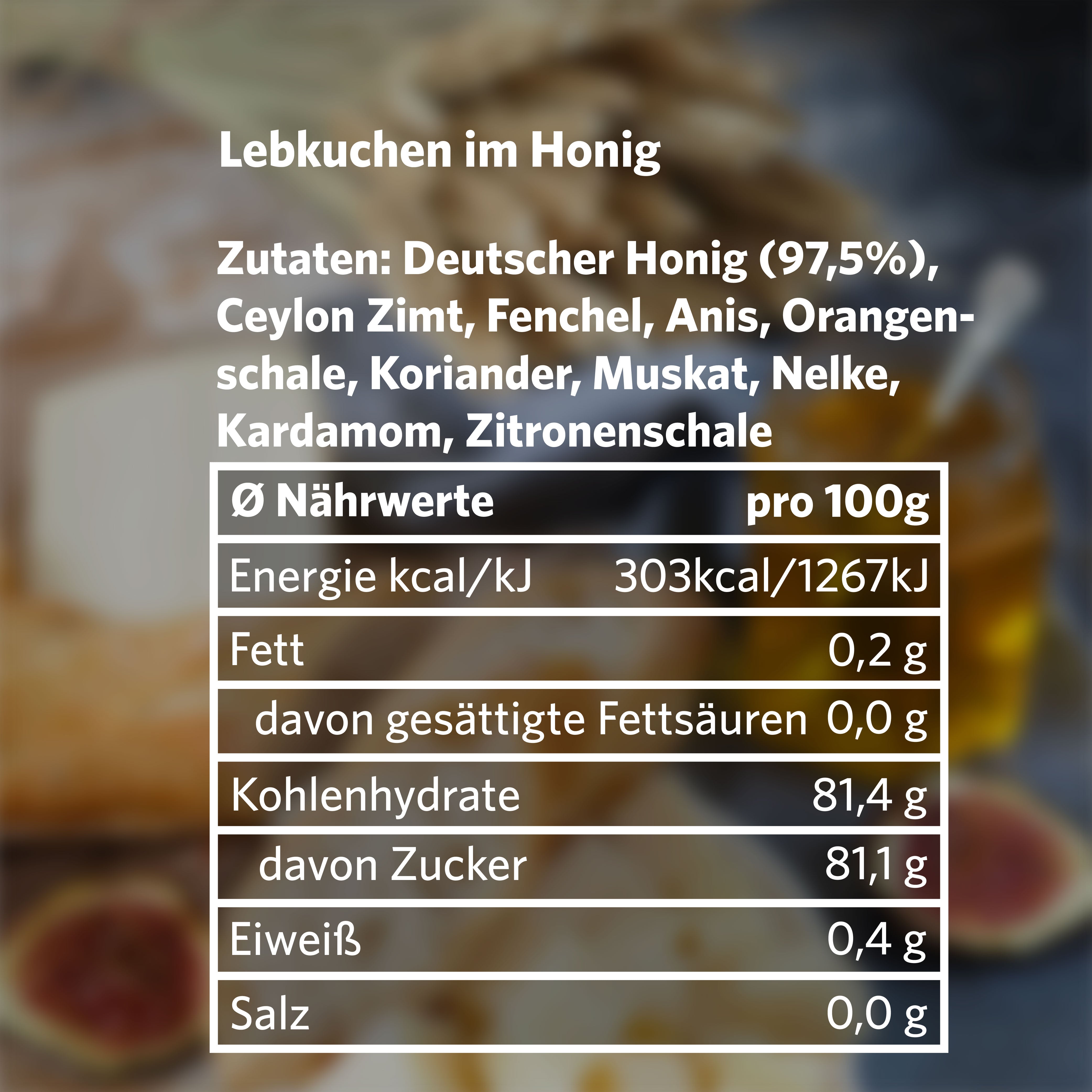 LEBKUCHEN IM HONIG 250G