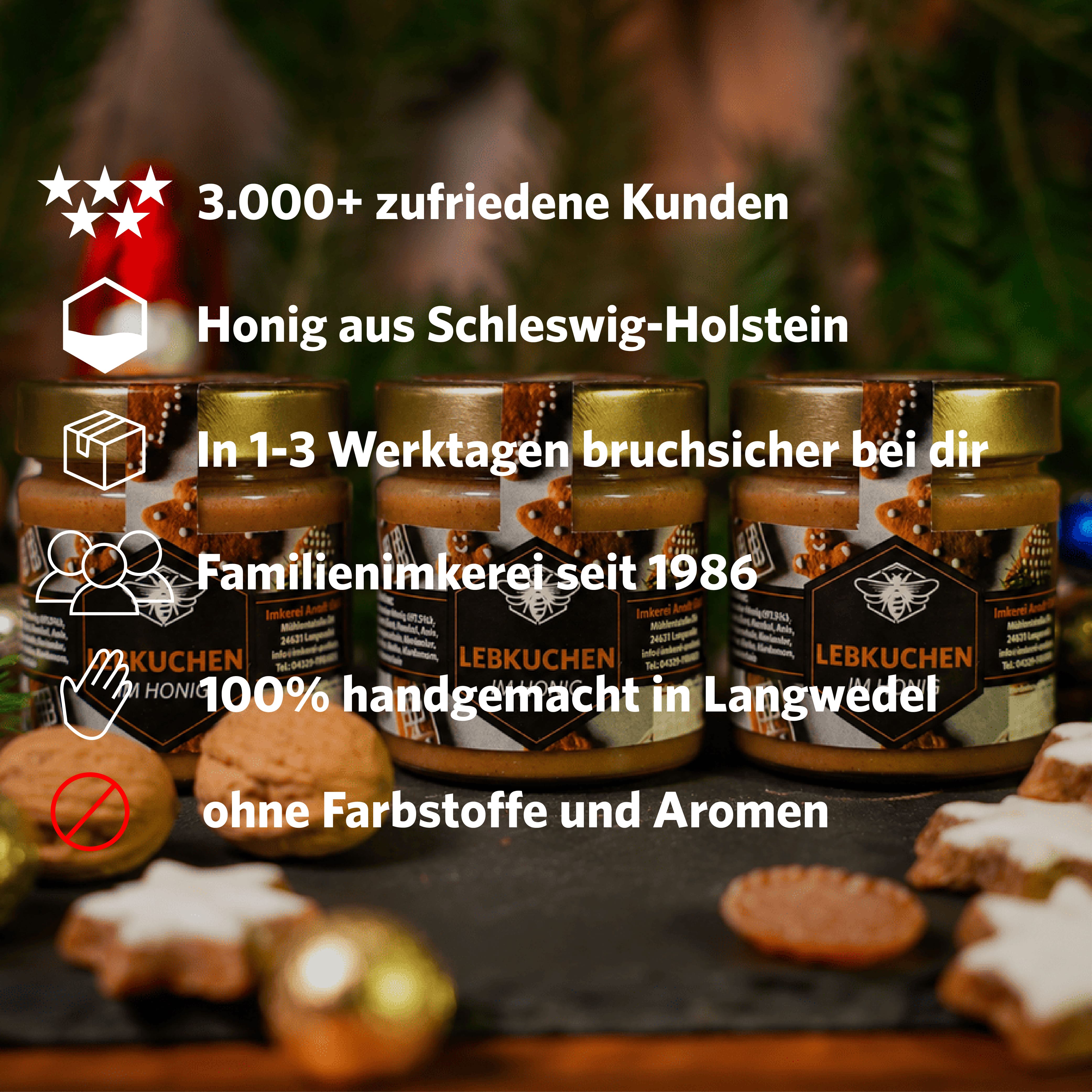 LEBKUCHEN IM HONIG 250G