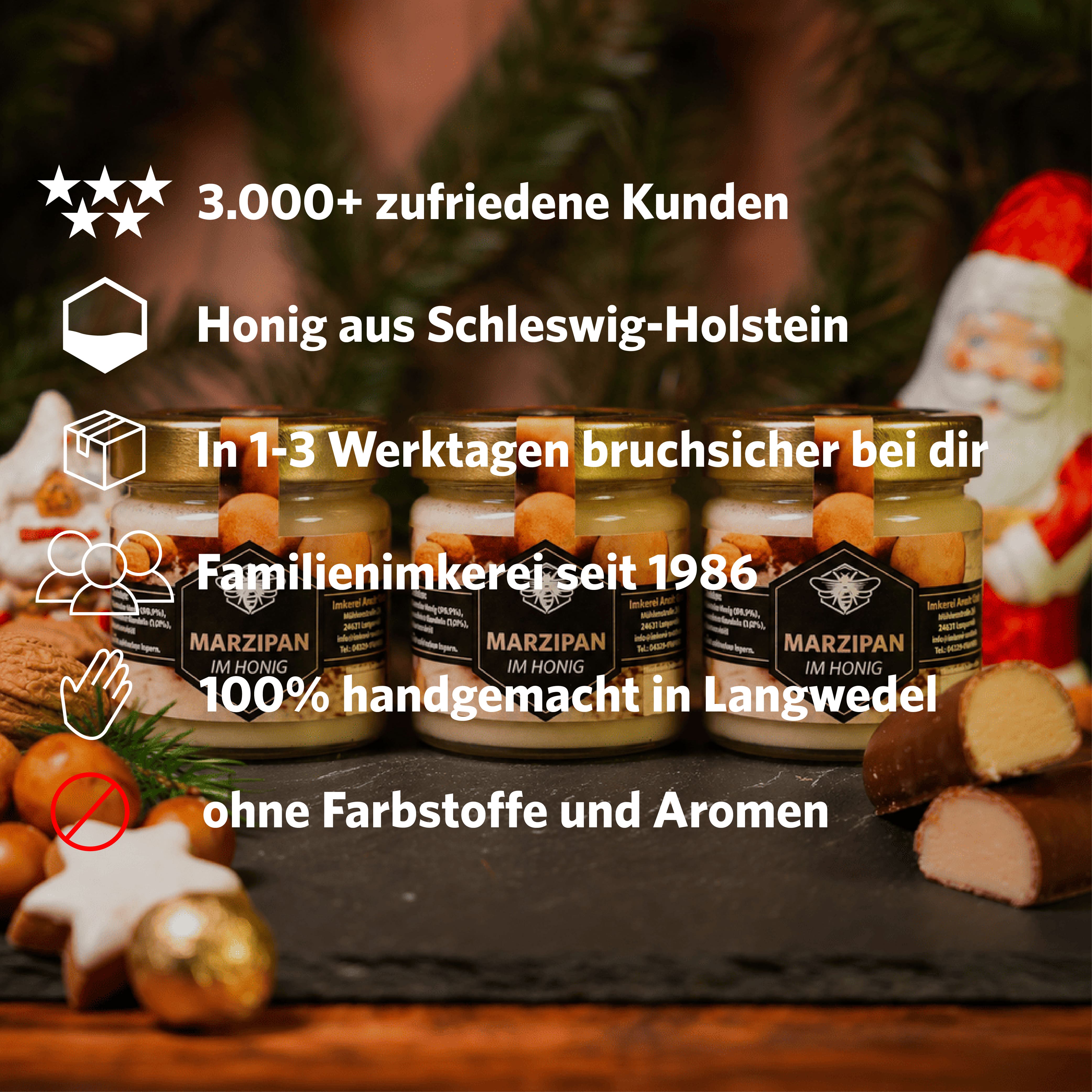 MARZIPAN IM HONIG 250G