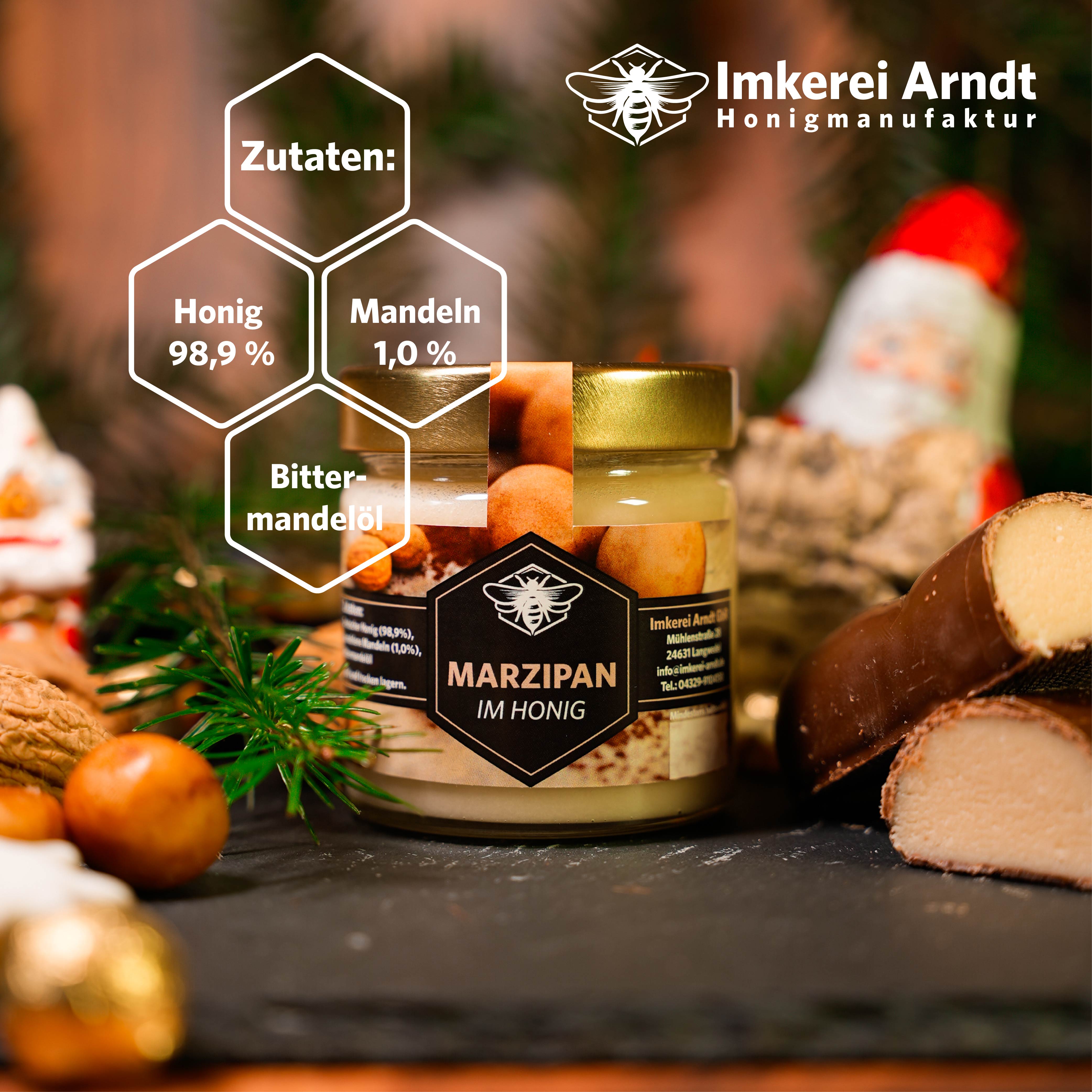MARZIPAN IM HONIG 250G