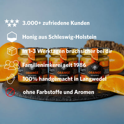 ORANGE IM HONIG 250G