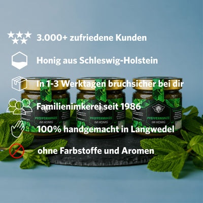 PFEFFERMINZE IM HONIG 250G