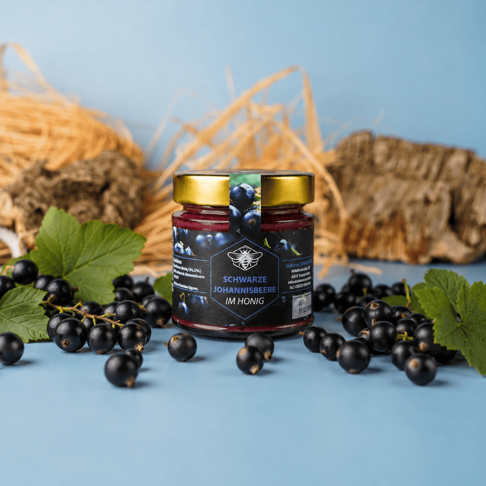 SCHWARZE JOHANNISBEERE IM HONIG 250G