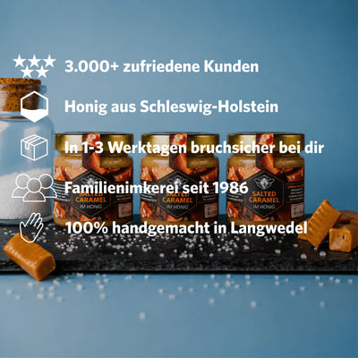 SALTED CARAMEL IM HONIG 250G