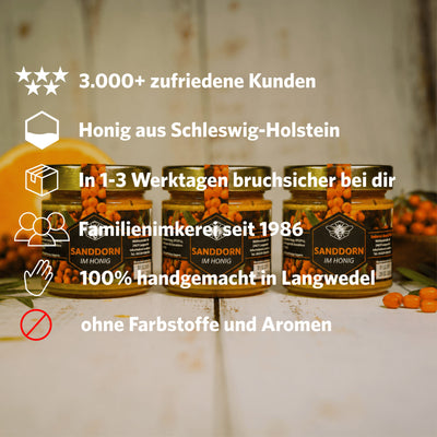 SANDDORN IM HONIG 250G