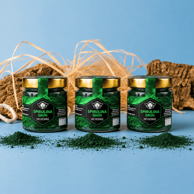 SPIRULINA GRÜN IM HONIG 250G