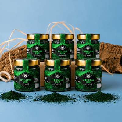 SPIRULINA GRÜN IM HONIG 250G