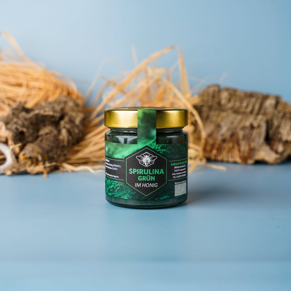 SPIRULINA GRÜN IM HONIG 250G