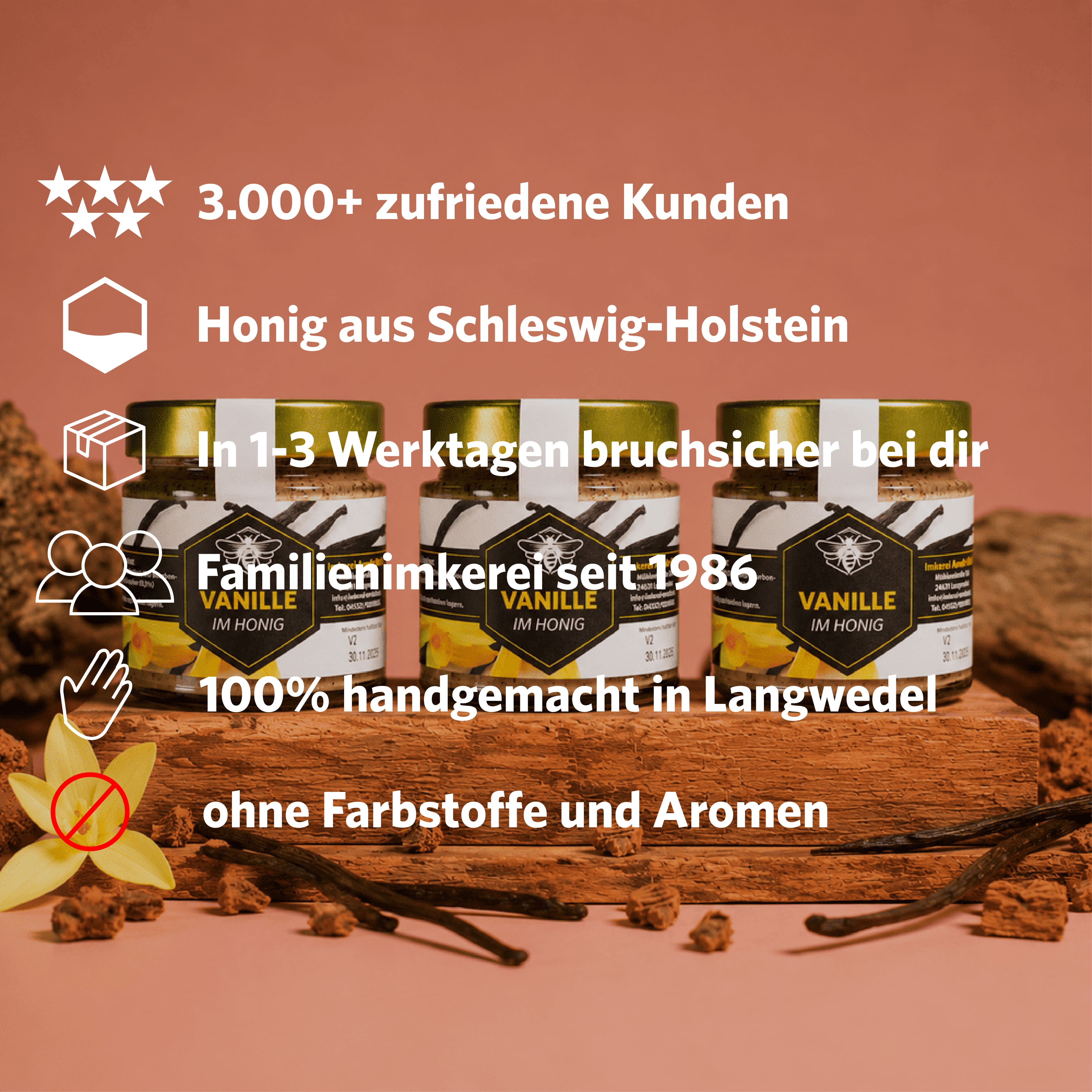 VANILLE IM HONIG 250G