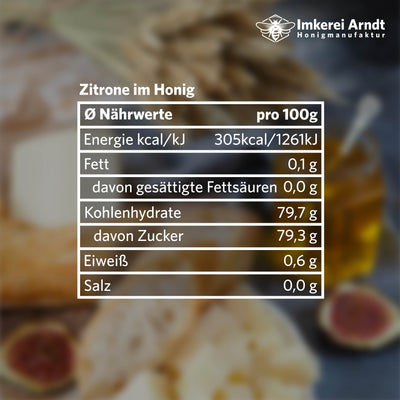 ZITRONE IM HONIG 250G